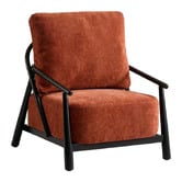 By Designs Moiren Liberty Rubberwood Accent Chair