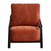 By Designs Moiren Liberty Rubberwood Accent Chair