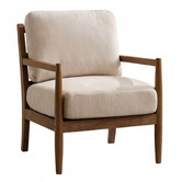 By Designs Valorin Rubberwood Accent Chair