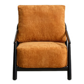 By Designs Moiren Liberty Rubberwood Accent Chair