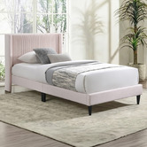 By Designs Isabelle Velvet King Single Bed Frame