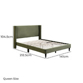 By Designs Isolde Velvet Bed Frame