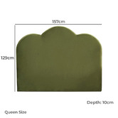 By Designs Amara Velvet Queen Bedhead