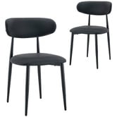 By Designs Maelle Faux Leather Dining Chairs