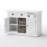 Balmoral Designs White Coastal Buffet with Baskets