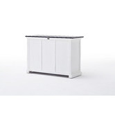 Balmoral Designs White Coastal Buffet with Baskets