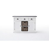 Balmoral Designs White Coastal Buffet with Baskets