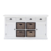 Balmoral Designs Large Coastal Buffet with 4 Baskets
