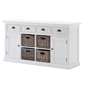 Balmoral Designs Large Coastal Buffet with 4 Baskets