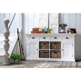 Balmoral Designs Large Coastal Buffet with 4 Baskets