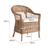 Balmoral Designs Holden Rattan Armchairs