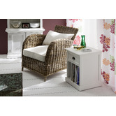 Balmoral Designs Halifax 1 Drawer and Vertical Shelves Bedside