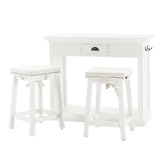 Balmoral Designs Halifax Kitchen Island Bench with Stools