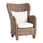 Balmoral Designs King Chair with Back and Seat Cushions