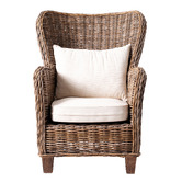 Balmoral Designs King Chair with Back and Seat Cushions
