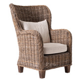 Balmoral Designs King Chair with Back and Seat Cushions