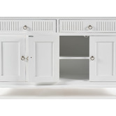 Balmoral Designs Lewis 4 Door 2 Drawer Buffet &amp; 6 Shelf Hutch