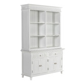 Balmoral Designs Lewis 4 Door 2 Drawer Buffet &amp; 6 Shelf Hutch
