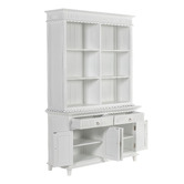 Balmoral Designs Lewis 4 Door 2 Drawer Buffet &amp; 6 Shelf Hutch