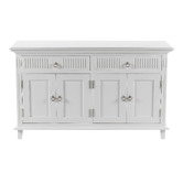 Balmoral Designs Lewis 4 Door 2 Drawer Buffet &amp; 6 Shelf Hutch