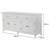 Balmoral Designs Lewis 5 Door 3 Drawer Buffet