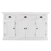 Balmoral Designs White Meharry 3 Drawer Buffet