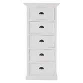 Balmoral Designs White Meharry 5 Drawer Chest