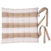 Chiswick Living Stripy Al Fresco Cotton Chair Pad