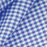 Chiswick Living Blue Gingham Cotton Tablecloth