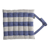 Chiswick Living Stripy Al Fresco Cotton Chair Pad