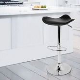Grafton Home Goods Eumelia Faux Leather Adjustable Barstool