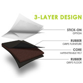 Slipstick Square Gorilla Furniture Gripper Pads