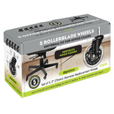 Slipstick Black Rollerblade Office Chair Wheels