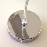 Lucca and Luna Lily 1 Light Pendant Clear Acrylic