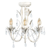Lucca and Luna Harmony 3 Light Crystal Chandelier