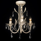 Lucca and Luna Harmony 3 Light Crystal Chandelier