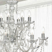 Lucca and Luna Allure Grace 12 Light Chrome Chandelier