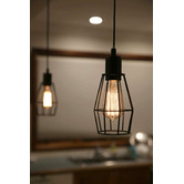 Lucca and Luna Wire Cage Industrial Pendant Light
