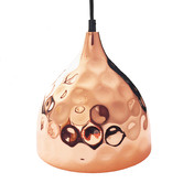 Lucca and Luna Nora Copper Hammered Pendant Light