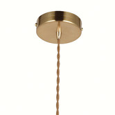 Lucca and Luna Gold Vintage-Style Carrie Pendant Light
