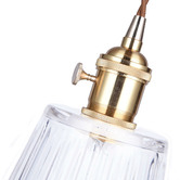 Lucca and Luna Gold Vintage-Style Carrie Pendant Light