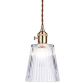 Lucca and Luna Gold Vintage-Style Carrie Pendant Light