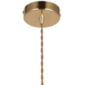 Lucca and Luna Gold Vintage-Style Belle Pendant Light