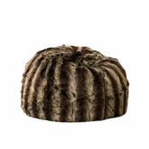 Lucca and Luna Dark Brown Sable Faux Fur Beanbag Cover