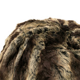 Lucca and Luna Dark Brown Sable Faux Fur Beanbag Cover