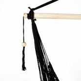 Lucca and Luna Salvador Hand-Woven Cotton Hammock Chair