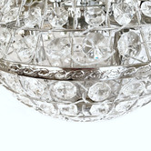 Lucca and Luna Elegant Palace Glass &amp; Metal Chandelier