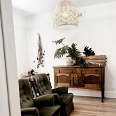 Lucca and Luna Amalfi Rattan Lace Pendant Light
