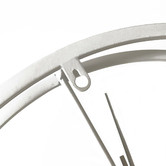 Lucca and Luna Lincoln Round Metal Wall Clock