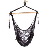 Lucca and Luna Salvador Hand-Woven Cotton Hammock Chair